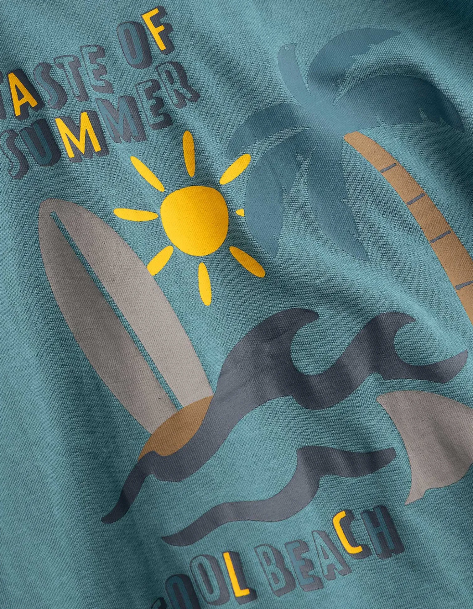 Shirt - Frontprint - blau