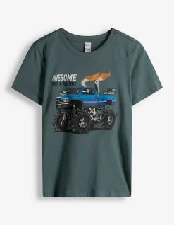 Shirt - Frontprint - grün
