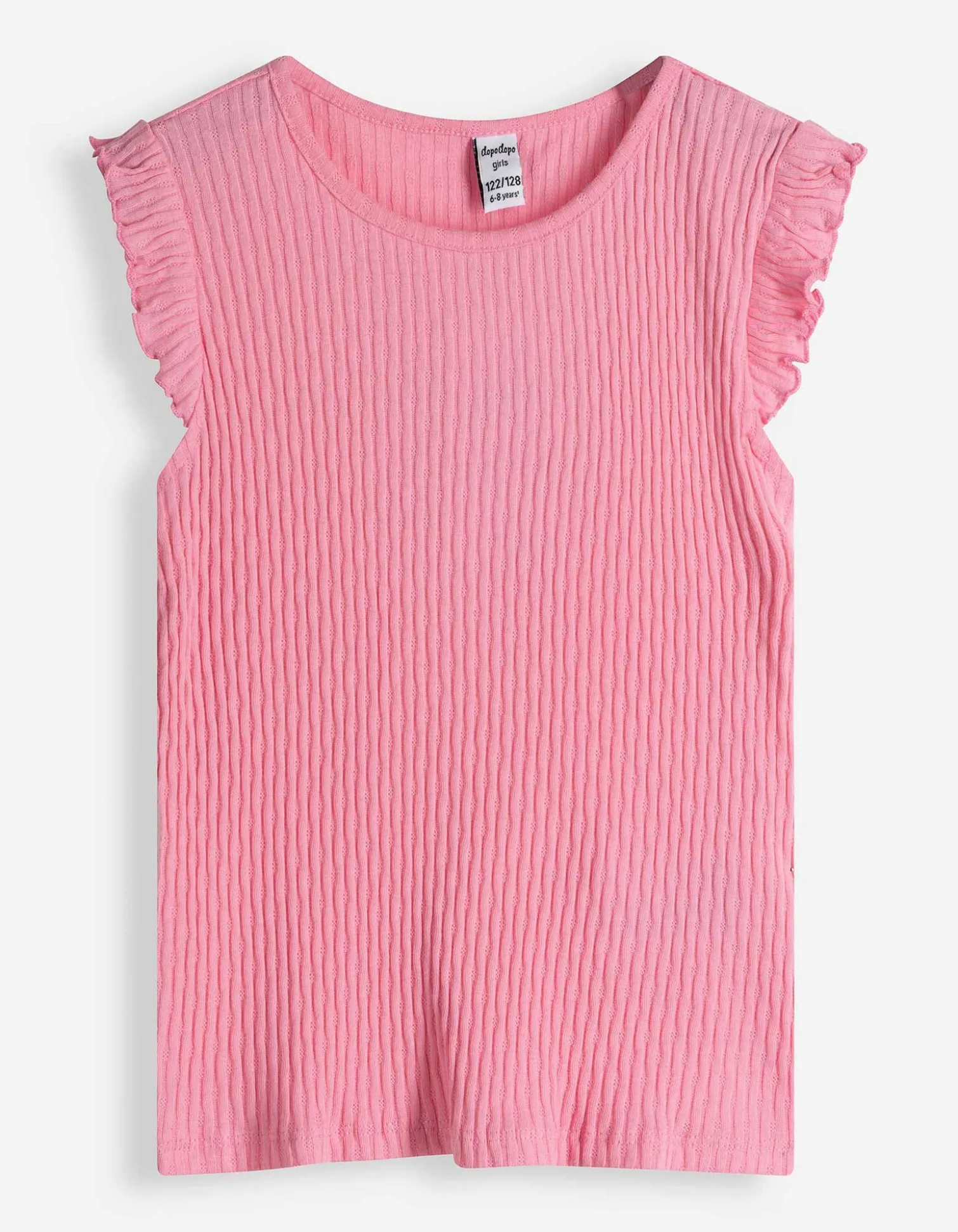 Shirt - Gerippt - pink