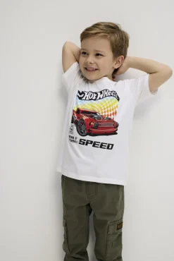 Shirt - Hot Wheels - weiß