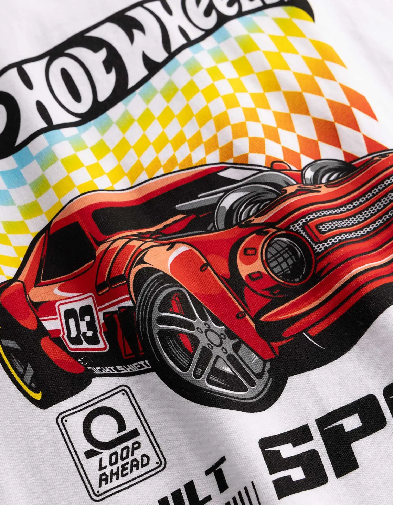 Shirt - Hot Wheels - weiß
