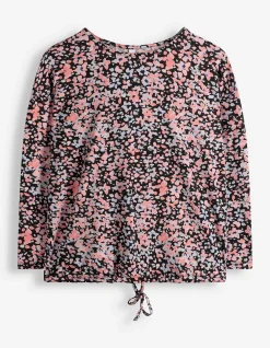 Shirt - Knotendetail - schwarz