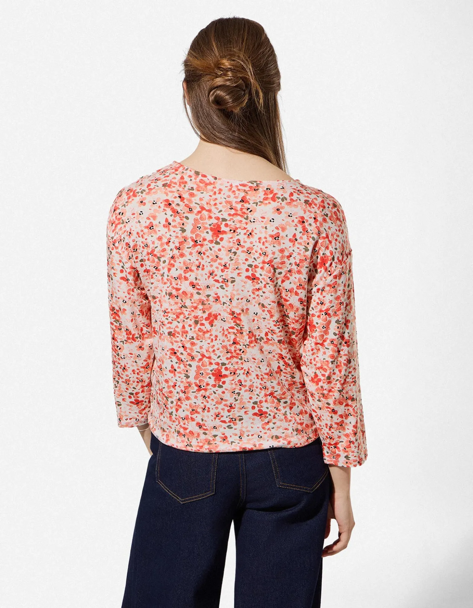 Shirt - Knotendetail - weiß