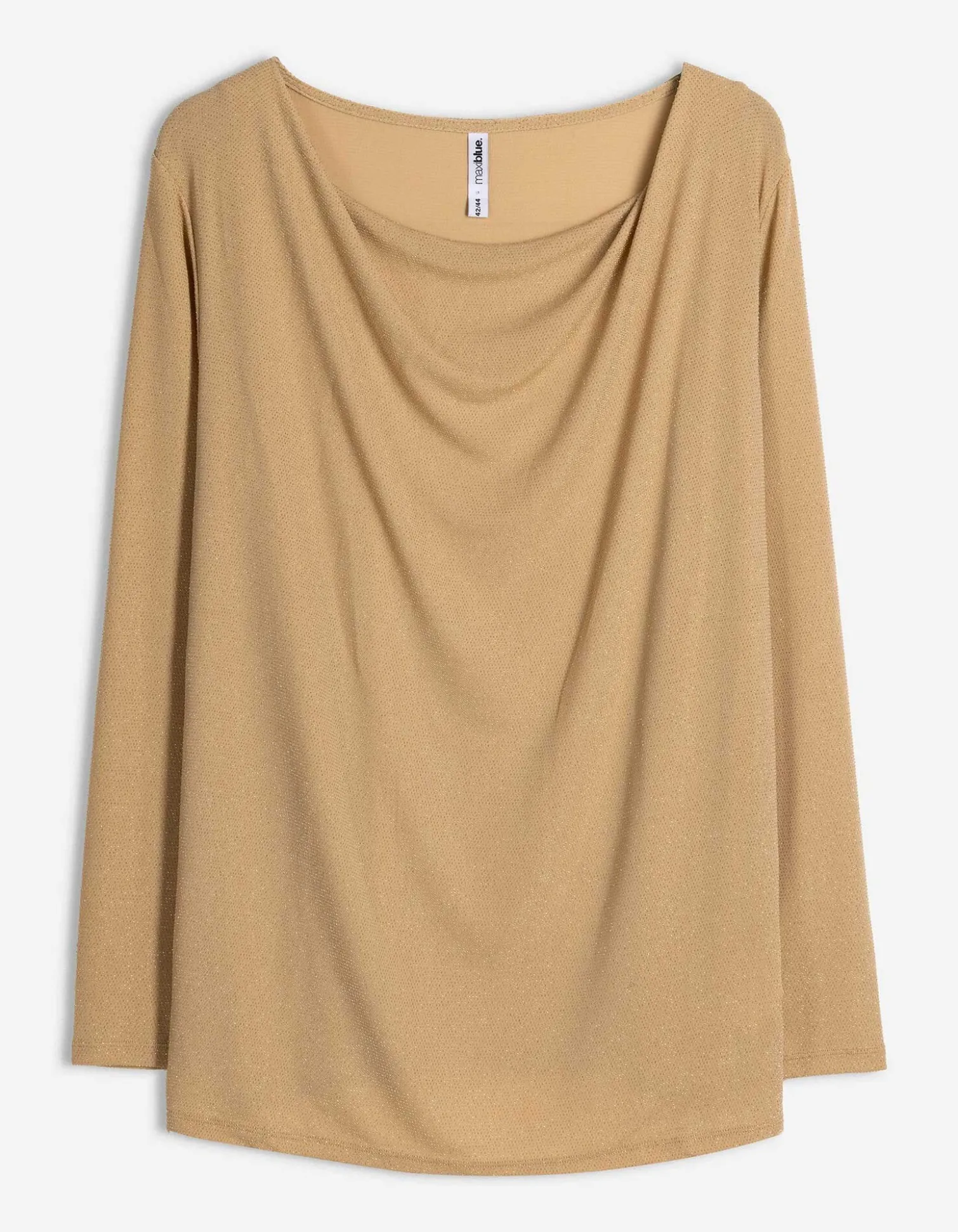 Shirt - Lurex - beige