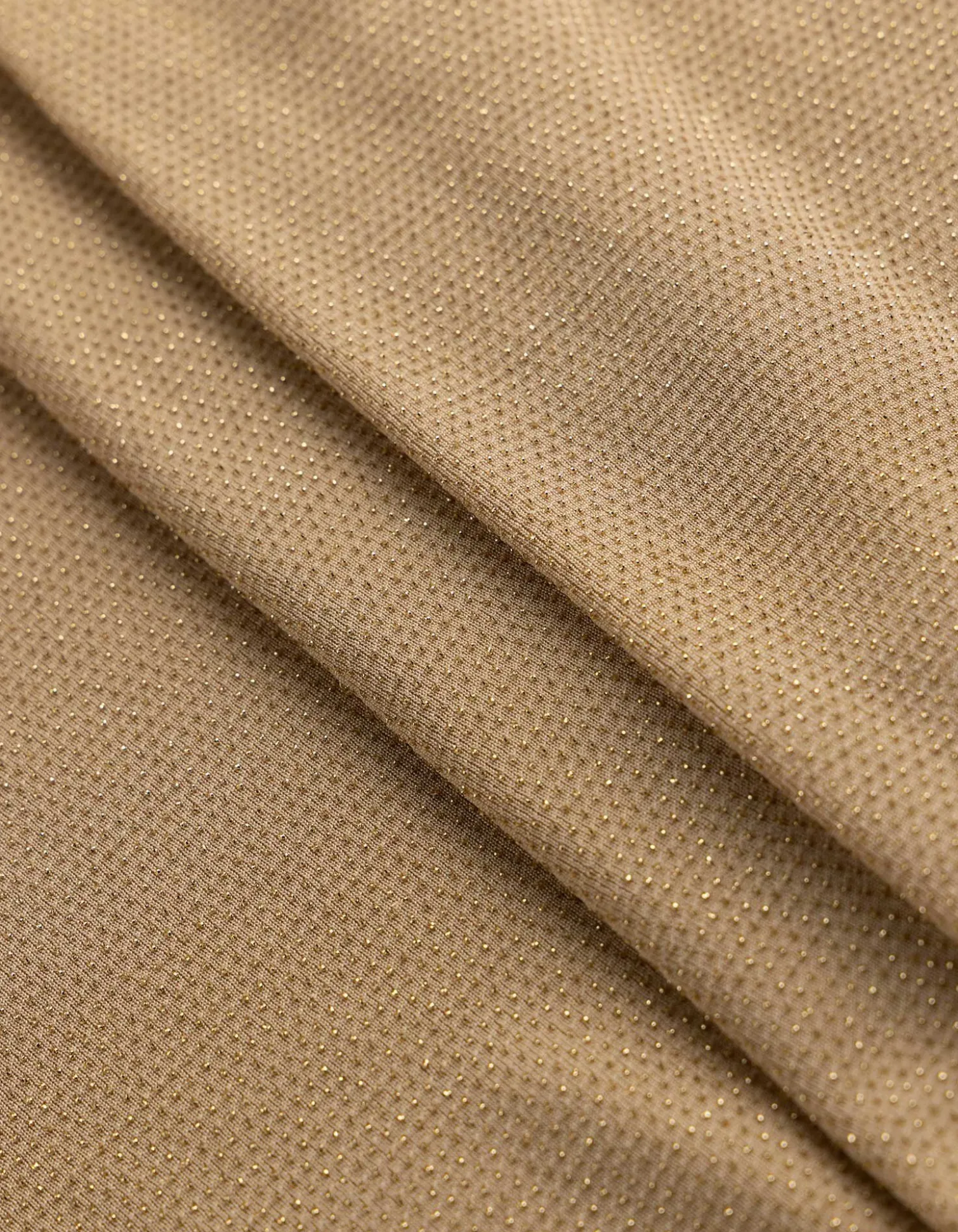 Shirt - Lurex - beige
