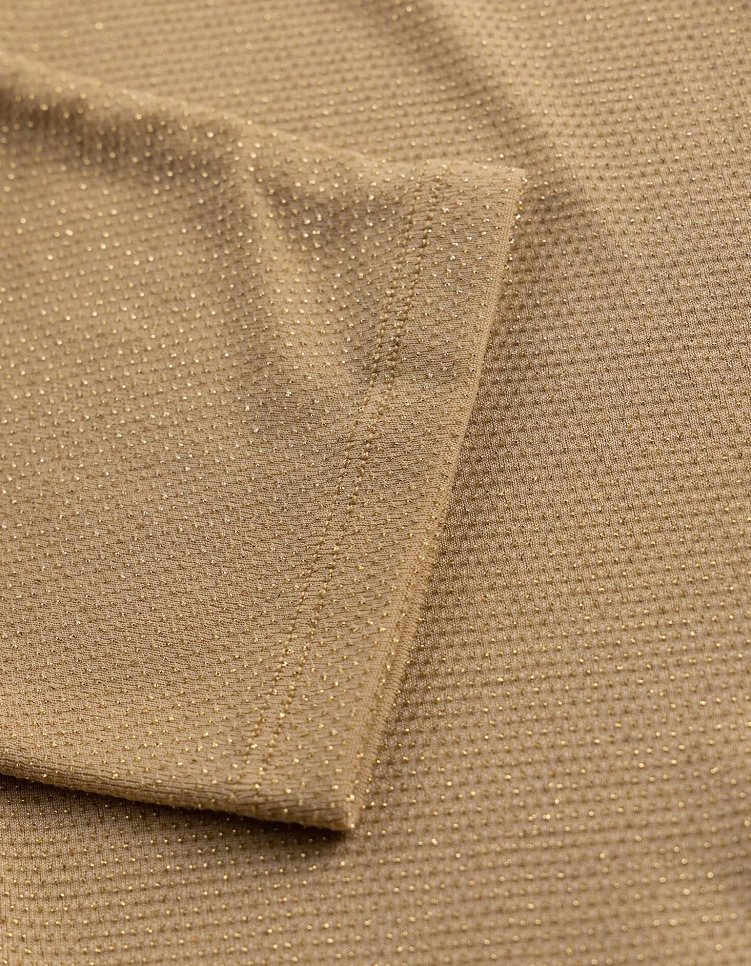 Shirt - Lurex - beige