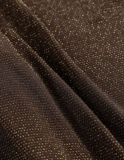 Shirt - Lurex - dunkelbraun