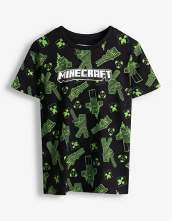 Shirt - Minecraft - schwarz