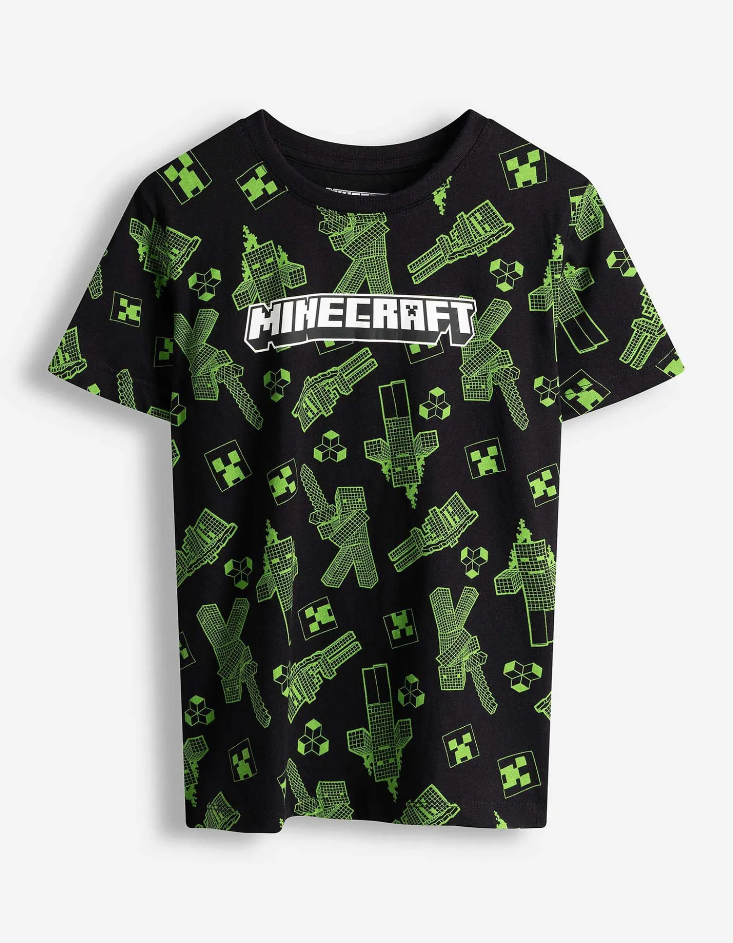 Shirt - Minecraft - schwarz