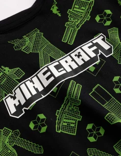 Shirt - Minecraft - schwarz