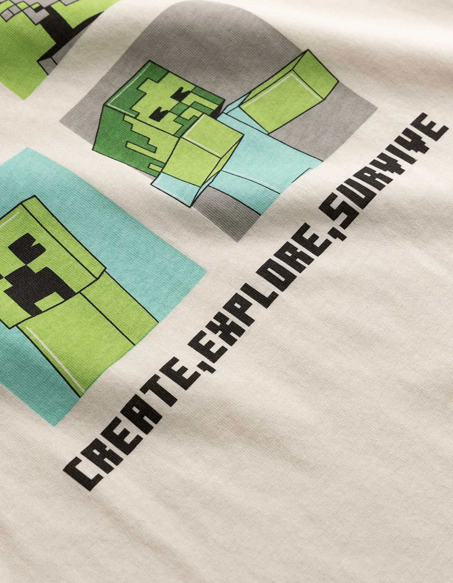 Shirt - Minecraft - weiß