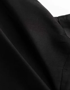Shirt - Seitenschlitz - schwarz