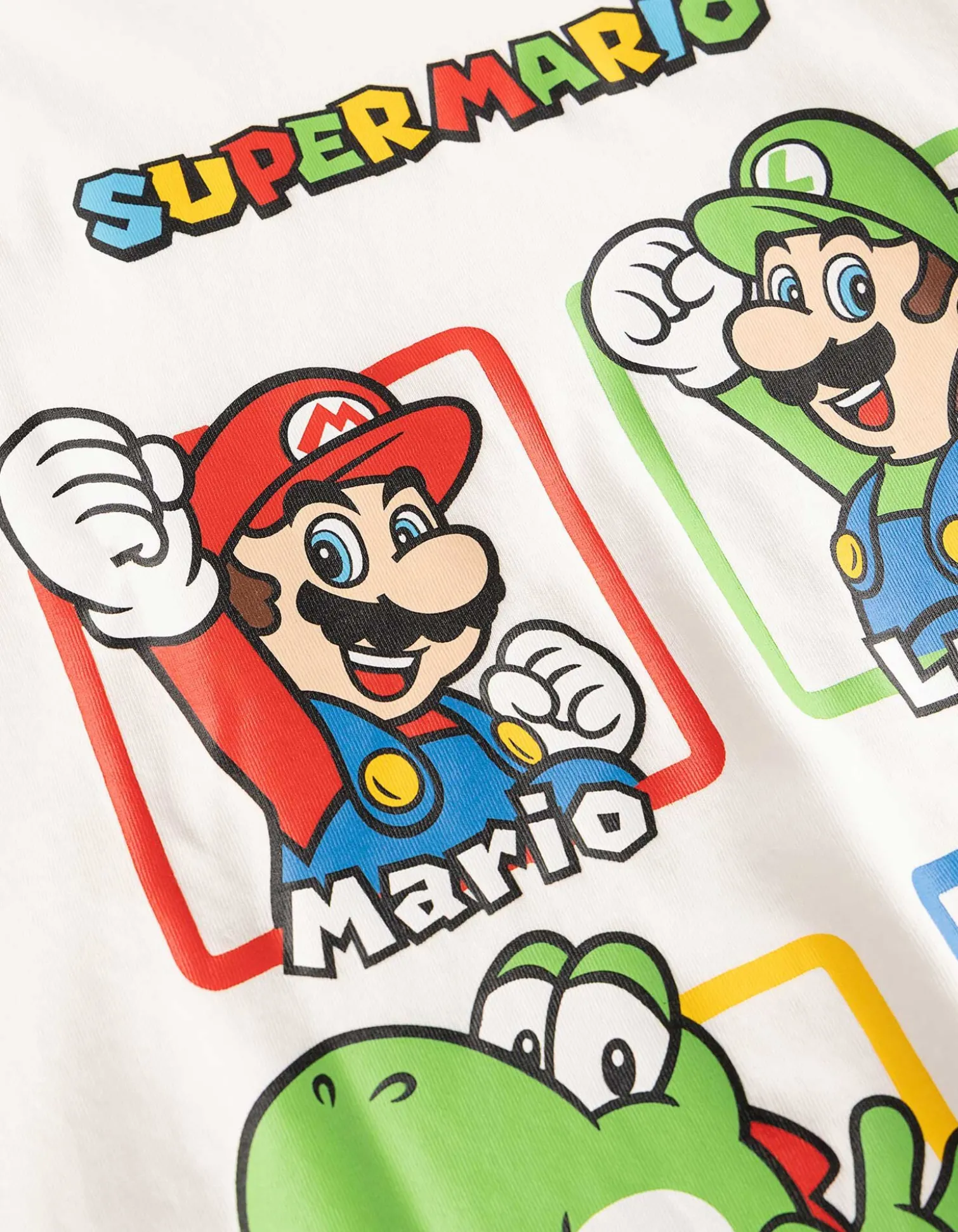 Shirt - Super Mario - weiß