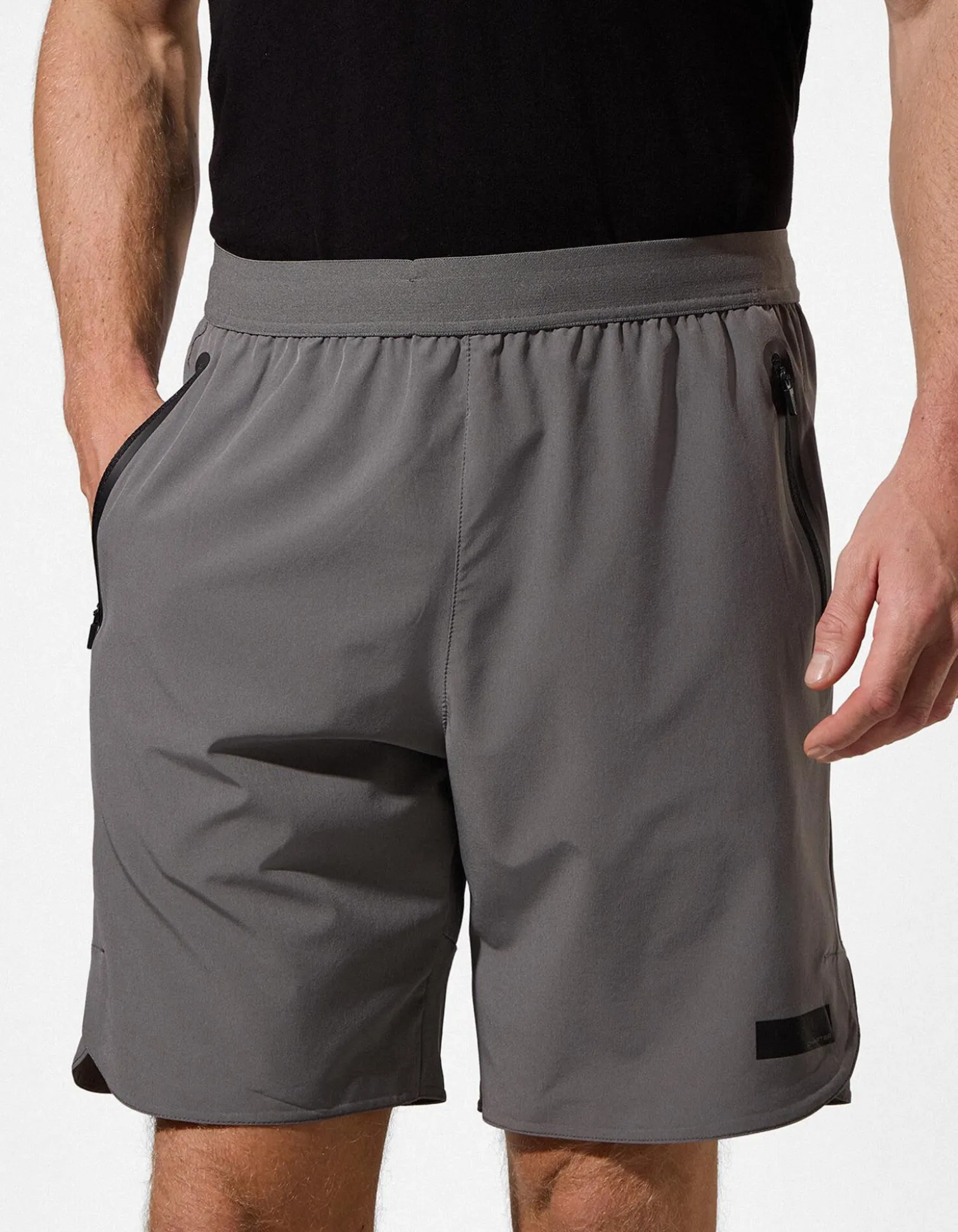 Shorts - einfarbig - grau