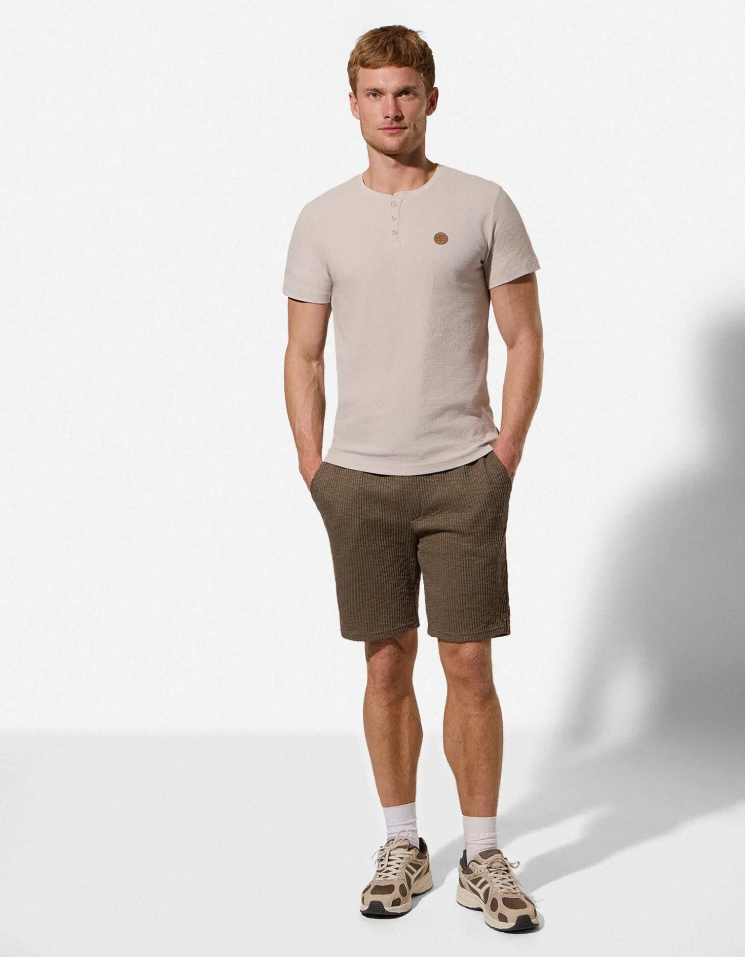 Shorts - einfarbig - grün