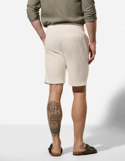 Shorts - einfarbig - weiß