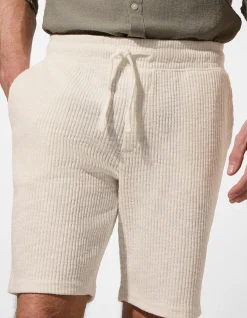 Shorts - einfarbig - weiß
