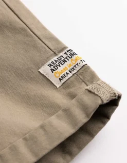 Shorts - Elastischer Bund - beige
