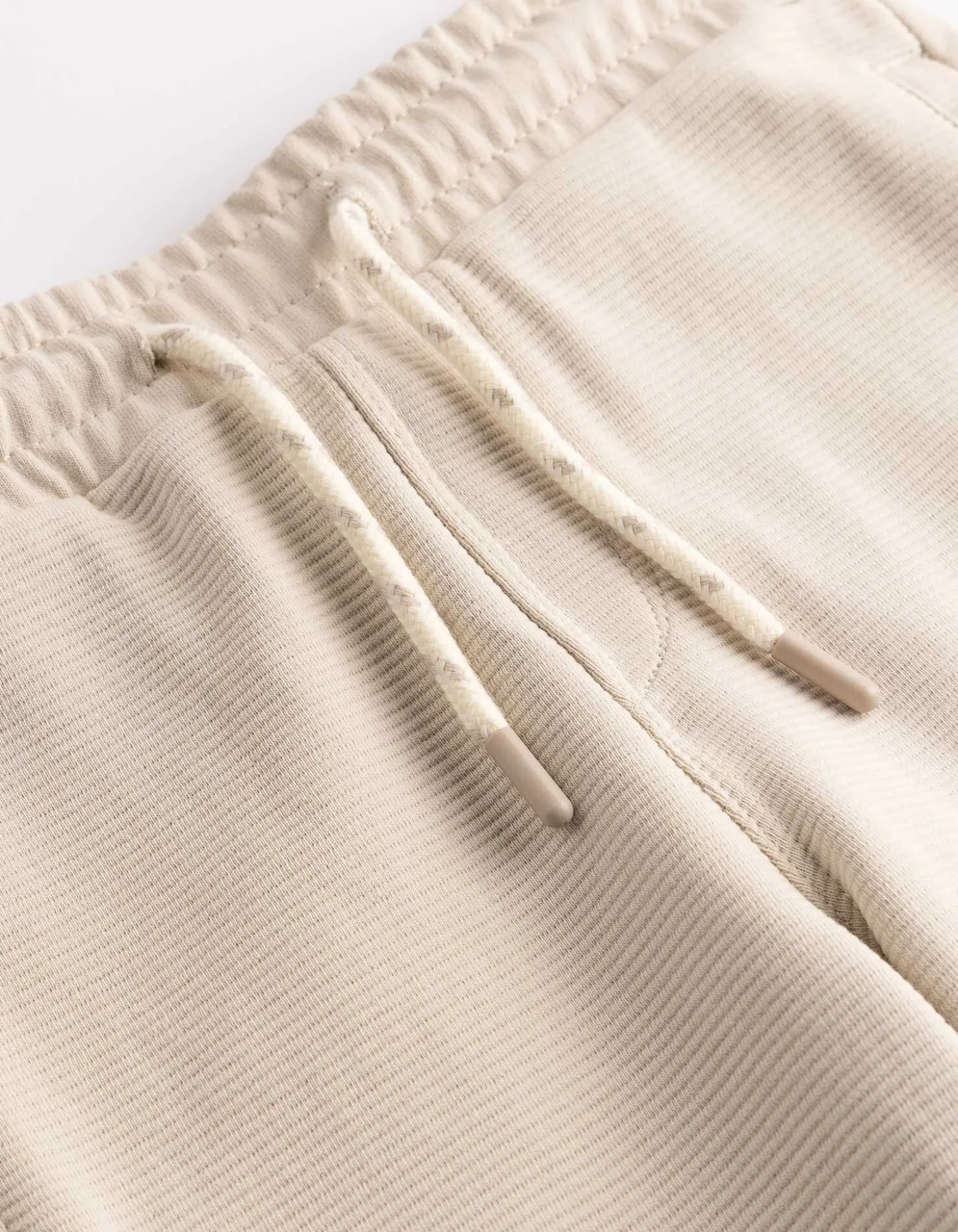 Shorts - Elastischer Bund - beige