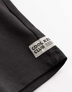 Shorts - Elastischer Bund - dunkelgrau