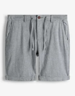 Shorts - Fixierter Beinumschlag - grün