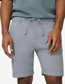 Shorts - Fixierter Beinumschlag - grün