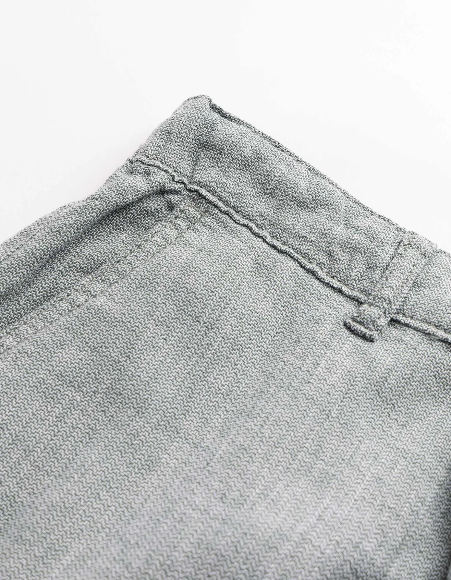 Shorts - Fixierter Beinumschlag - grün