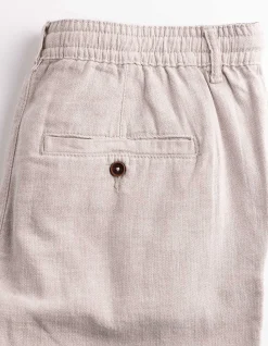 Shorts - Fixierter Beinumschlag - beige