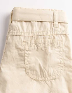 Shorts - Gürtel - beige