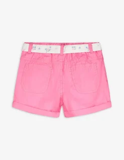 Shorts - Gürtel - pink