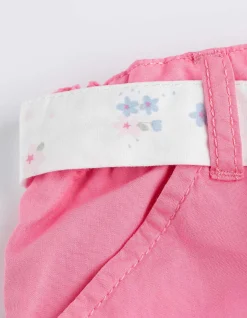 Shorts - Gürtel - pink