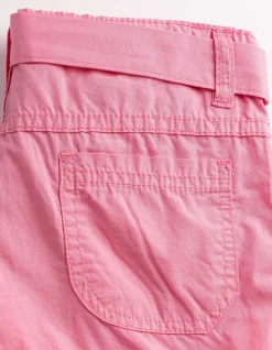 Shorts - Gürtel - pink