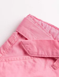 Shorts - Gürtel - pink