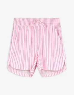 Shorts - Leinen-Mix - weiß