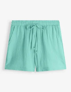 Shorts - Musselin - grün