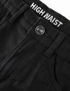 Shorts - Twill - schwarz