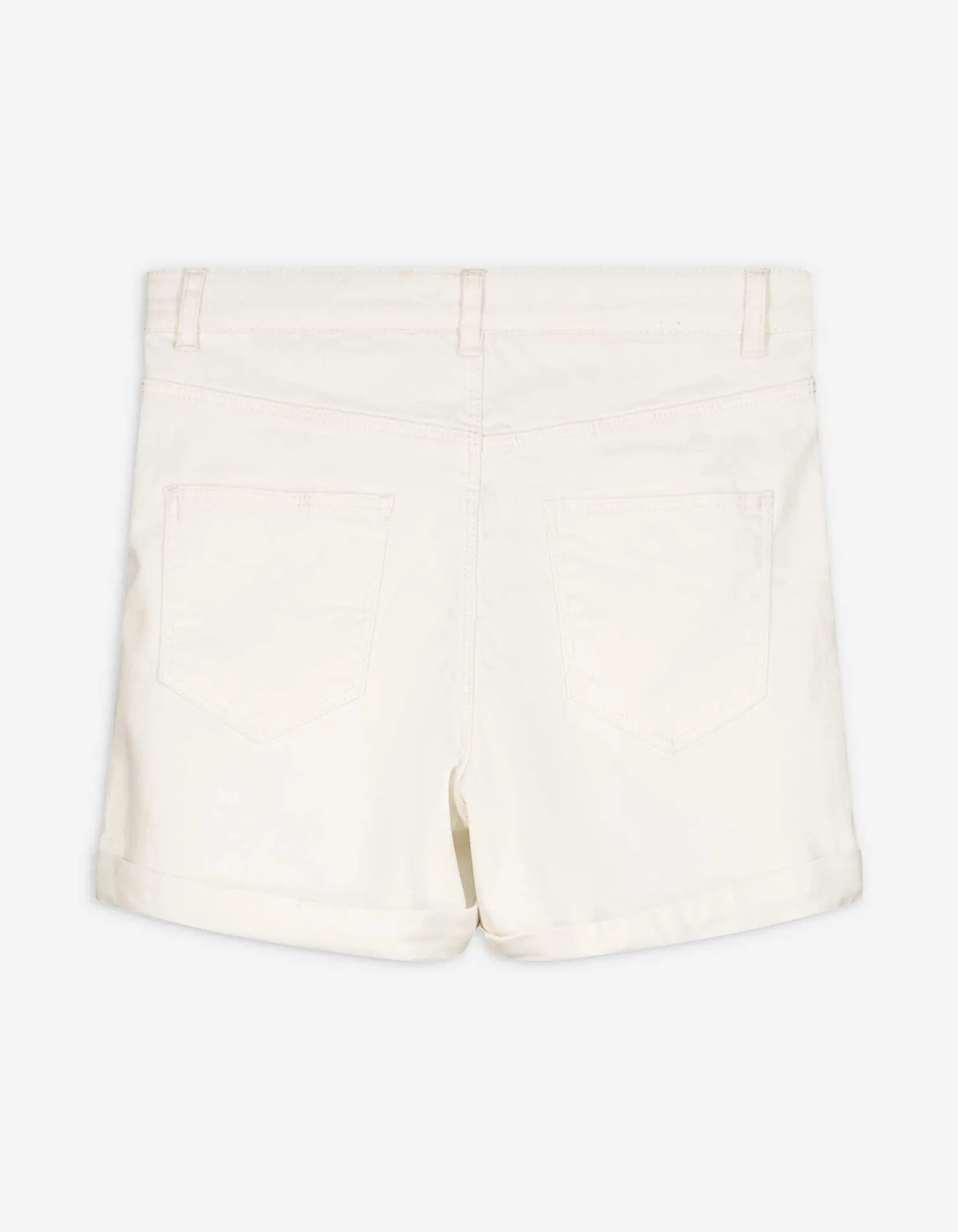 Shorts - Twill - weiß