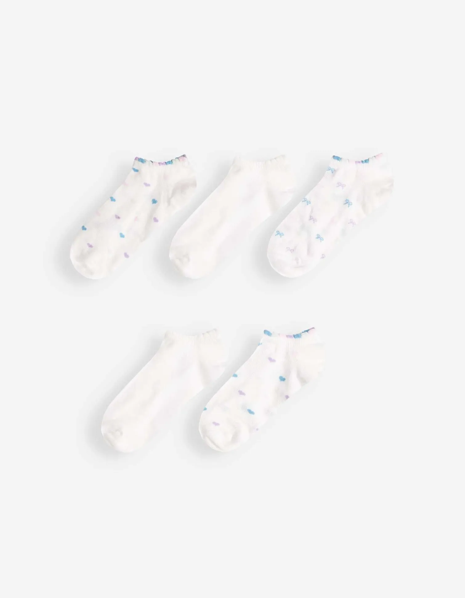 Sneakersocken - 5er-Pack
