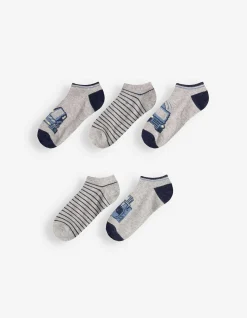 Sneakersocken - 5er-Pack