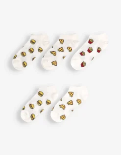 Sneakersocken - 5er-Pack