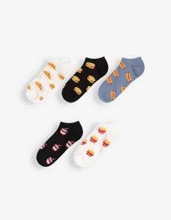 Sneakersocken - 5er-Pack