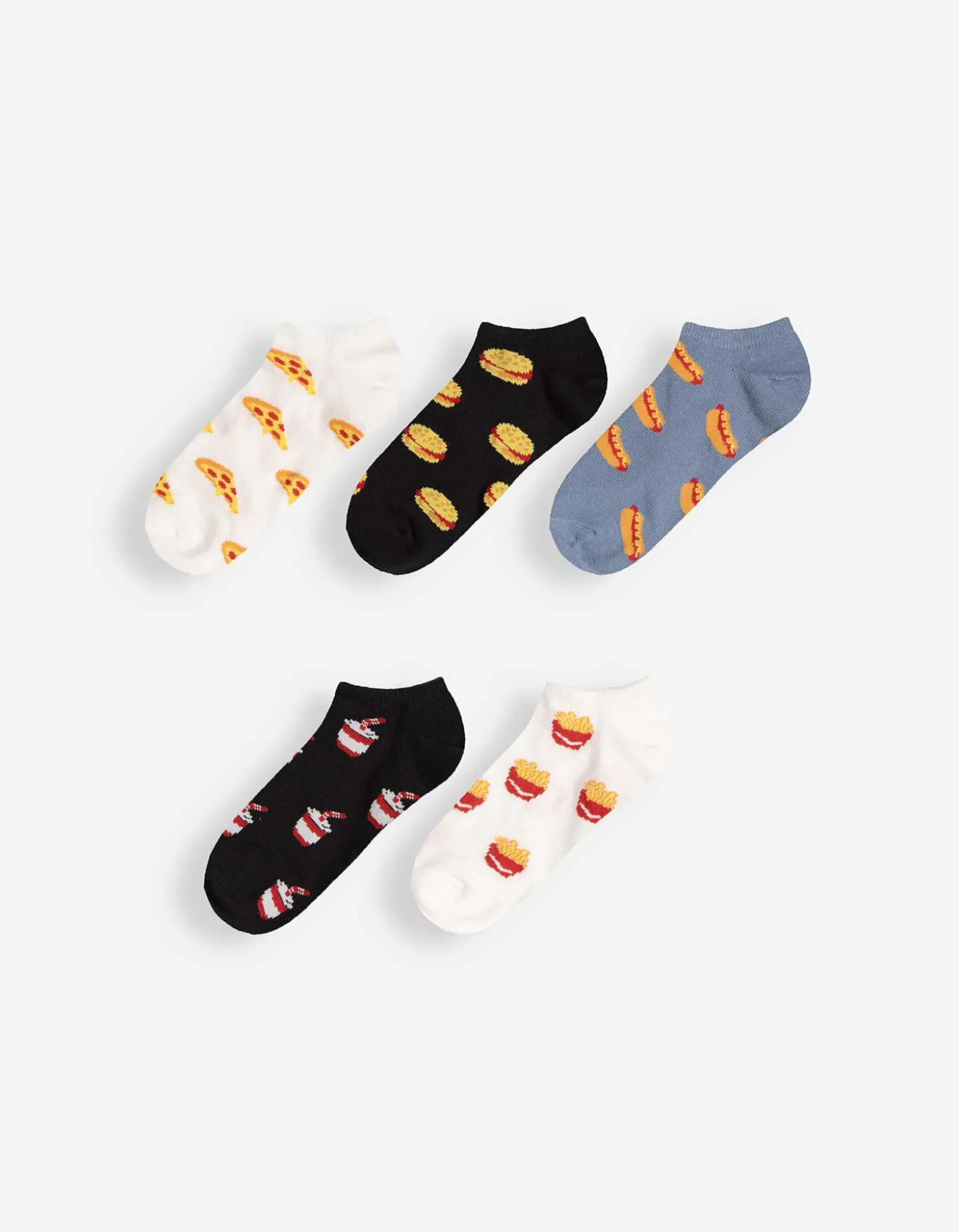 Sneakersocken - 5er-Pack