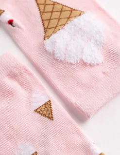 Socken - Allover-Muster - rosa