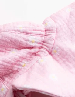 Sommerhut - Allover-Print - rosa