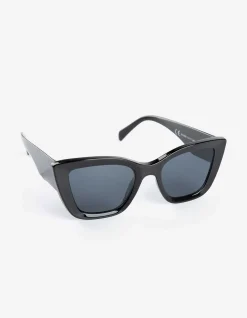 Sonnenbrille - cateye - schwarz