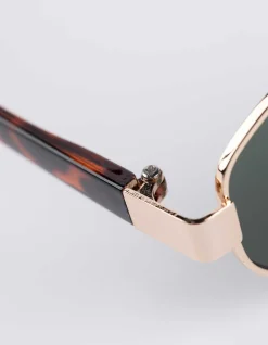 Sonnenbrille - goldfarben