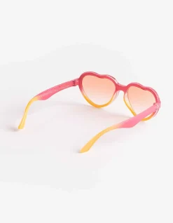 Sonnenbrille - Herzform - pink