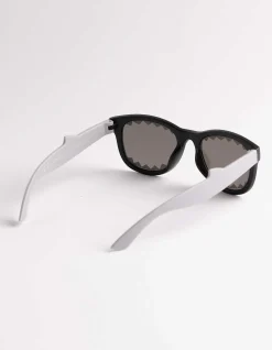 Sonnenbrille - verspiegelt - schwarz