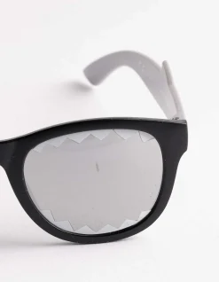 Sonnenbrille - verspiegelt - schwarz