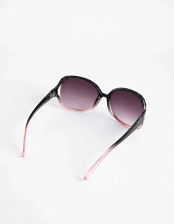 Sonnenbrille - Zierperlen - schwarz